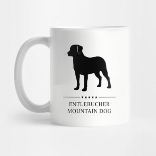 Entlebucher Mountain Dog Black Silhouette Mug
